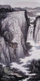 【亦风斋签约画家】中美协会员、知名画家刘彦秀作品：高山流水