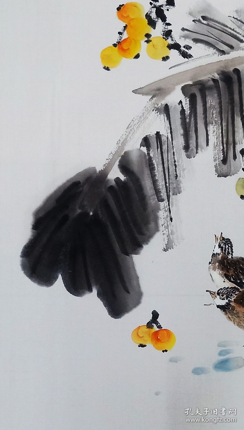 【保真销售】知名画家韦叶军花鸟小品：五月琵琶香