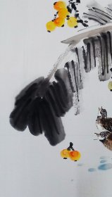 【保真销售】知名画家韦叶军花鸟小品：五月琵琶香