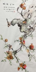 【授权销售】国家一级美术师、知名画家李玉夕作品：春华 秋实