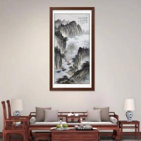 【授权销售】中美协会员、知名画家蒋清作品：烟峡云意图