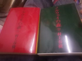 挪威森林 ノルウェイの森  村上春树著  讲谈文库 上册皱痕