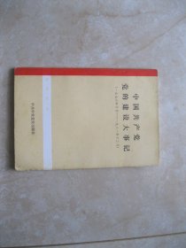 中国共产党党的建设大事记