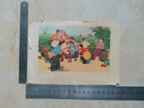 小画片 华北区年画版画展览会作品 棉花医生