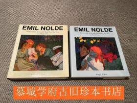 《埃米尔·诺尔迪全集》上下册 Emil Nolde Catalogue Raisonne Werkverzeichnis Der Gemälde 2 Bände Martin Urban