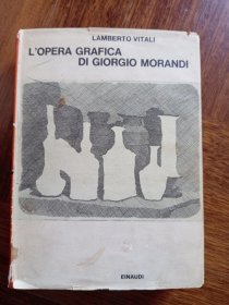 意大利文原版《莫兰迪版画目录》L'opera Grafica di Giorgio Morandi