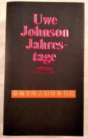 【包邮】圣经纸印刷/德国战后文学巨作/乌韦·雍嵩《周年纪念》Uwe Johnson: Jahrestage - Aus dem Leben von Gesine Cresspahl