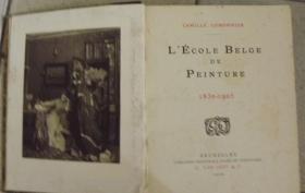 【皮装】《1830至1905年间的比利时绘画》Camille Lemonnier: L'École Belge de peinture 1830-1905