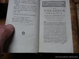 【皮装】1772年版《法国新旧世界旅游、探险丛书》42册（全），含地图册 (Porte, Joseph de la): Le voyageur François, ou la connoissance de l'ancien et du nouveau monde