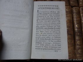 【皮装】1772年版《法国新旧世界旅游、探险丛书》42册（全），含地图册 (Porte, Joseph de la): Le voyageur François, ou la connoissance de l'ancien et du nouveau monde