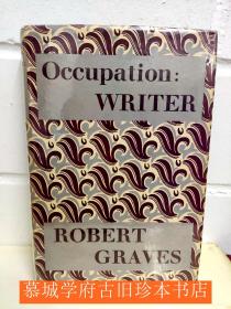 【初版】Robert Graves: occupation: writer