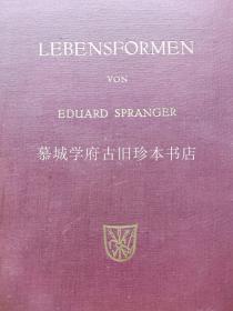 Eduard Spranger: Lebensformen