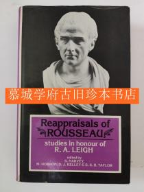 Reappraisals of Rousseau : studies in honour of R.A. Leigh / Simon Harvey