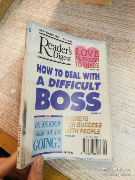 Reader's Digest September 1993