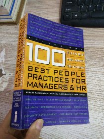 100THINGS YOU NEED TO KNOW:BEST PEOPLE PRACTICES FOR MANAGERS & HR