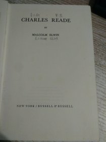 CHARLES READE  毛边本  具体看图