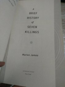 A BRIEF HISTORY OF SEVEN KILLINGS  具体看图