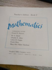 MATHEMATICS TEACHER'S EDITION BOOK 2 具体看图