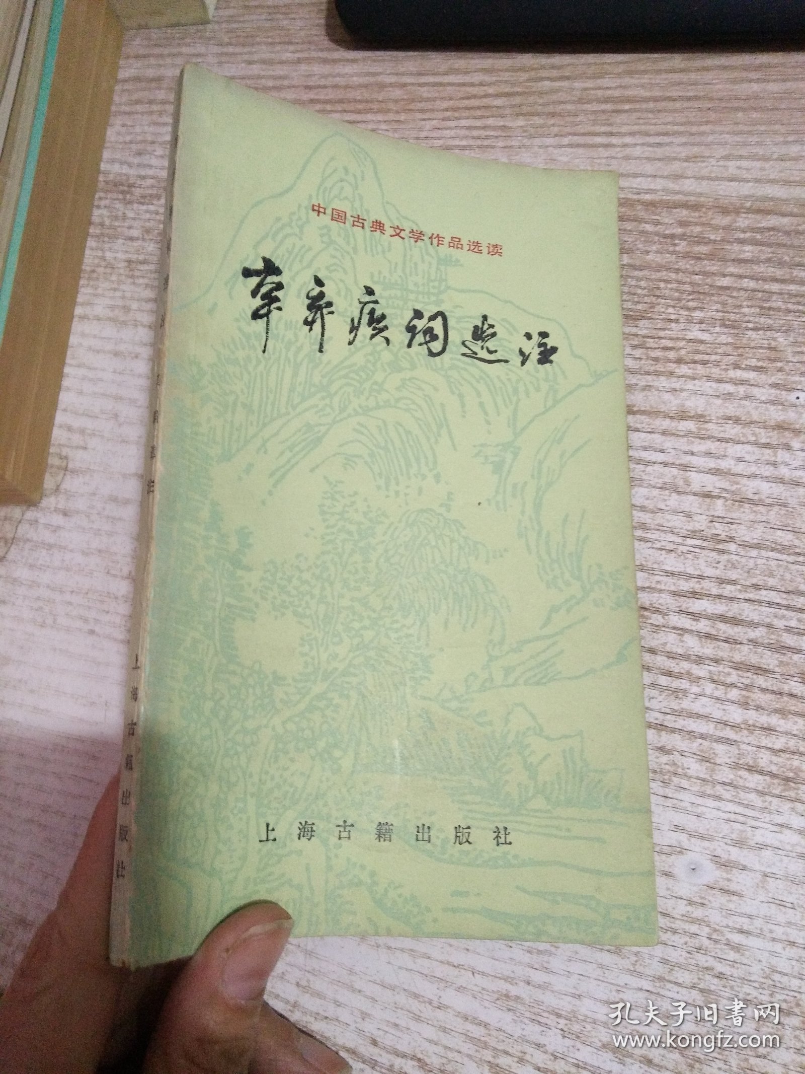 辛弃疾词选注 中国古典文学作品选读