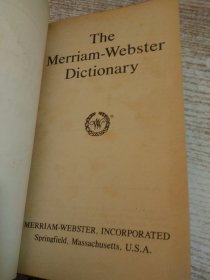 The Merriam-Webster Dictionary  具体看图