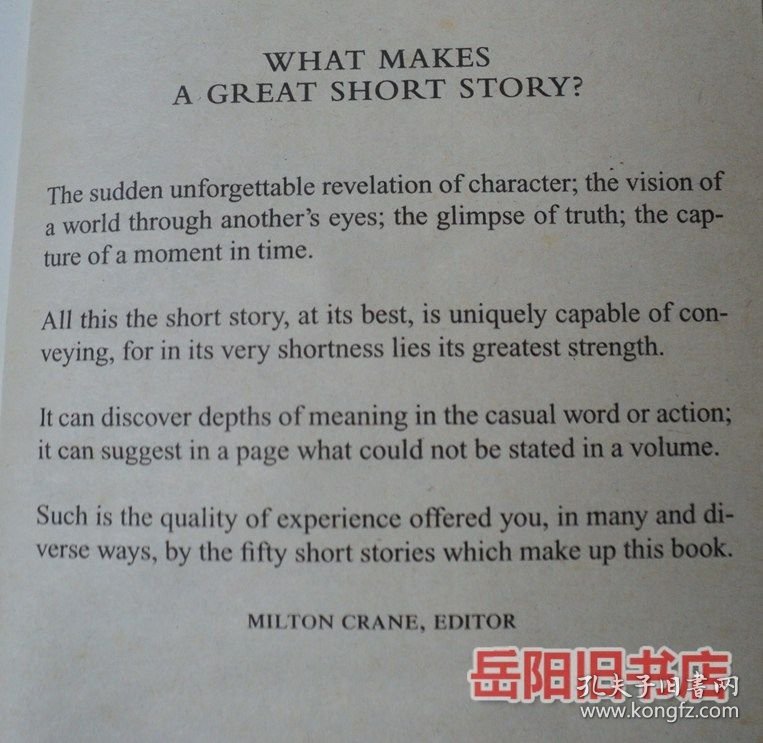 50GREAT SHORT STORIES
