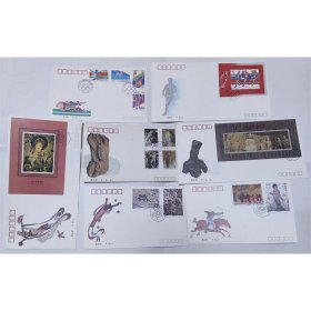 1992年敦煌壁画+巴塞罗那奥运会+93年龙门石窟小型张纪念邮票全套首日封
