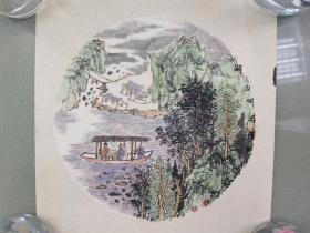 【保真 特惠】中美协会员 北京李可染画院青年画院画家 曹辉 山水小品卡板2