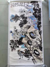 【展览作品 保真精品】中美协会员（待批）湖南美协会员 向楚炎 四尺整张花鸟国画