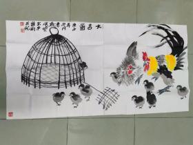 【保真 特惠】中美协会员 吴东魁 四尺整张写意花鸟3