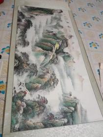 刘一民11北京圆明画苑签约画家。尺寸  品相   见图1米30乘62厘米