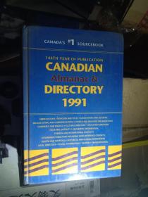 外文原版书《CANADIAN Almanac ＆ DIRECTORY 1991》