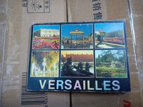 外文原版明信片 VERSAILLES （凡尔赛）（18张 折叠连体）