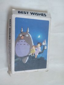 韩国原版明信片《BEST WISHES》动画片盒装36张全