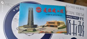 送温暖工程 十周年纪念邮资明信片 10张全 牡丹邮资图尺寸102*165毫米