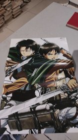 九十年代，巨大尺幅精美动漫海报（25），品相特好近全新，42厘米*28.5厘米