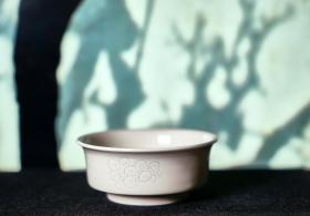 中国陶瓷艺术大师  和焕 定窑梅花杯  孤品