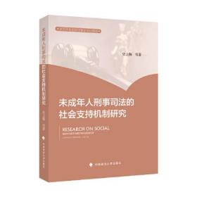 未成年人刑事司法的社会支持机制研究(大32开平装 全1册)