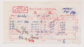70年南昌市机械工业局供销处发票