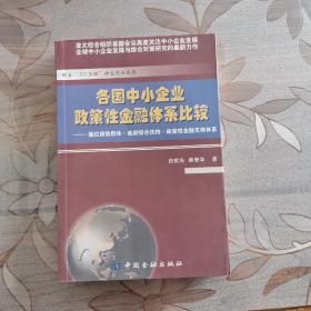 各国中小企业政策性金融体系比较:强位弱势群体·政府综合扶持·政策性金融支持体系