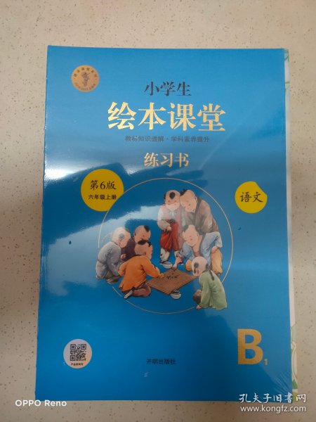 绘本课堂六年级上册语文练习书人教部编版课本同步练习册阅读理解训练学习参考资料