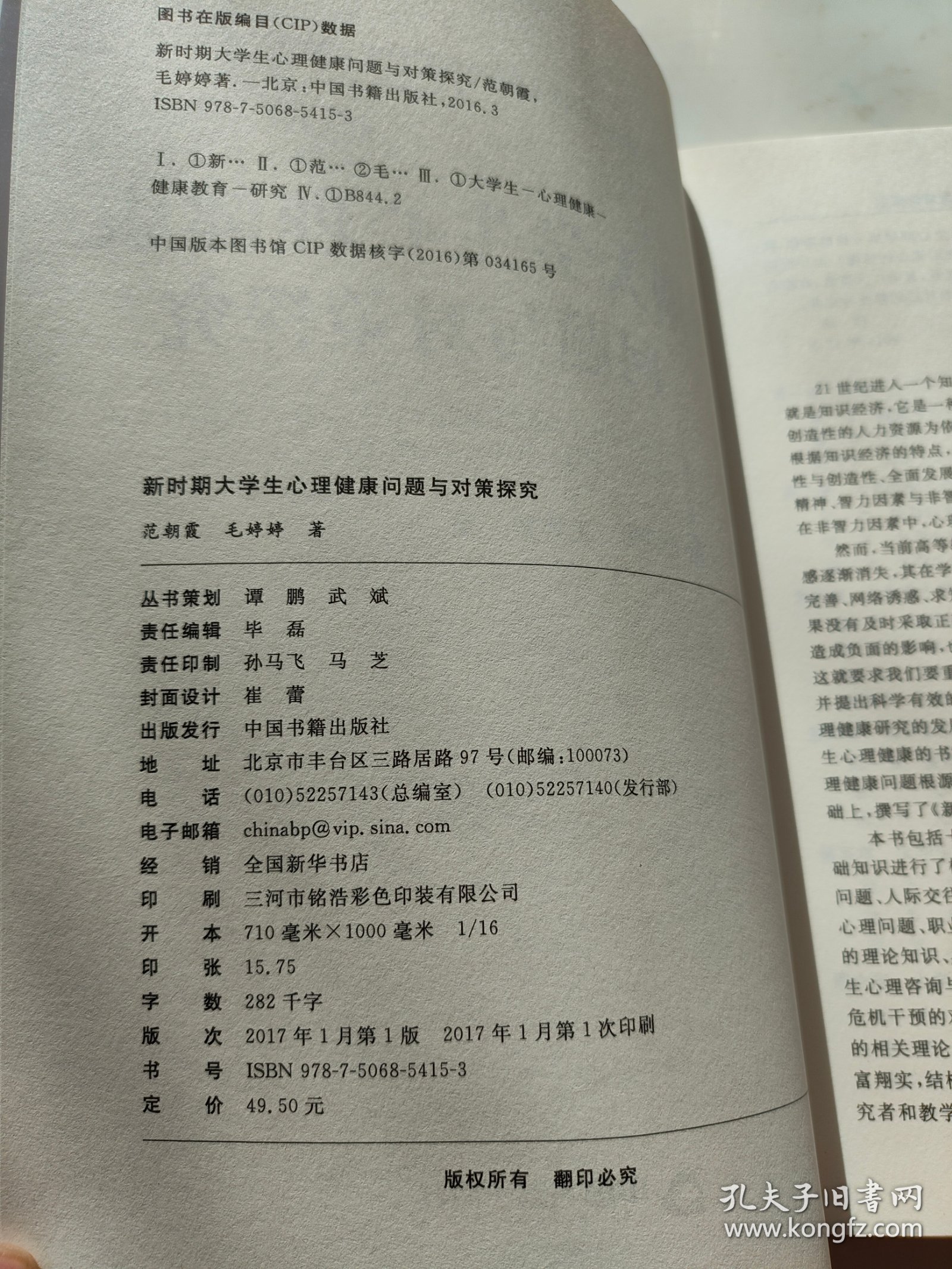 新时期大学生心理健康问题与对策探究/高校人文社科研究论著丛刊