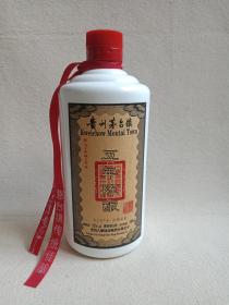 贵州茅台镇《五年陈酿酒（纯粮酿造·品鉴酒）--酱香型白酒》酒瓶·空瓶·瓷瓶·外包装瓶2010-2020年代（贵州古酿烧坊酿酒有限公司出品）