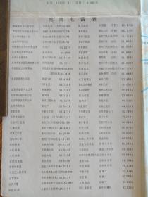 《北京市城区街道图》1982年6月1版1印(彩色地图、交通行政图、旅游导游图,北京市测绘处绘制,北京旅游出版社)