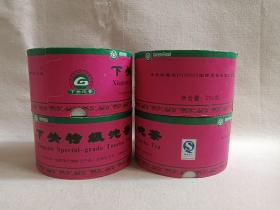 绿色食品《下关特级沱茶（XIAGUAN TUOCHA/净含量250克）茶叶包装盒·茶叶纸盒·茶叶盒》商标名称盒2007年3月5日-6月18日（云南下关沱茶集团股份有限公司出品）一批4个合售