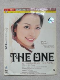 《张靓颖（THE ONE）》超大容量160首DVD-9音乐歌曲·影视光碟、光盘、专辑、唱片、影碟、歌碟1碟片1袋装2004年（青海昆仑音像出版社出版发行）