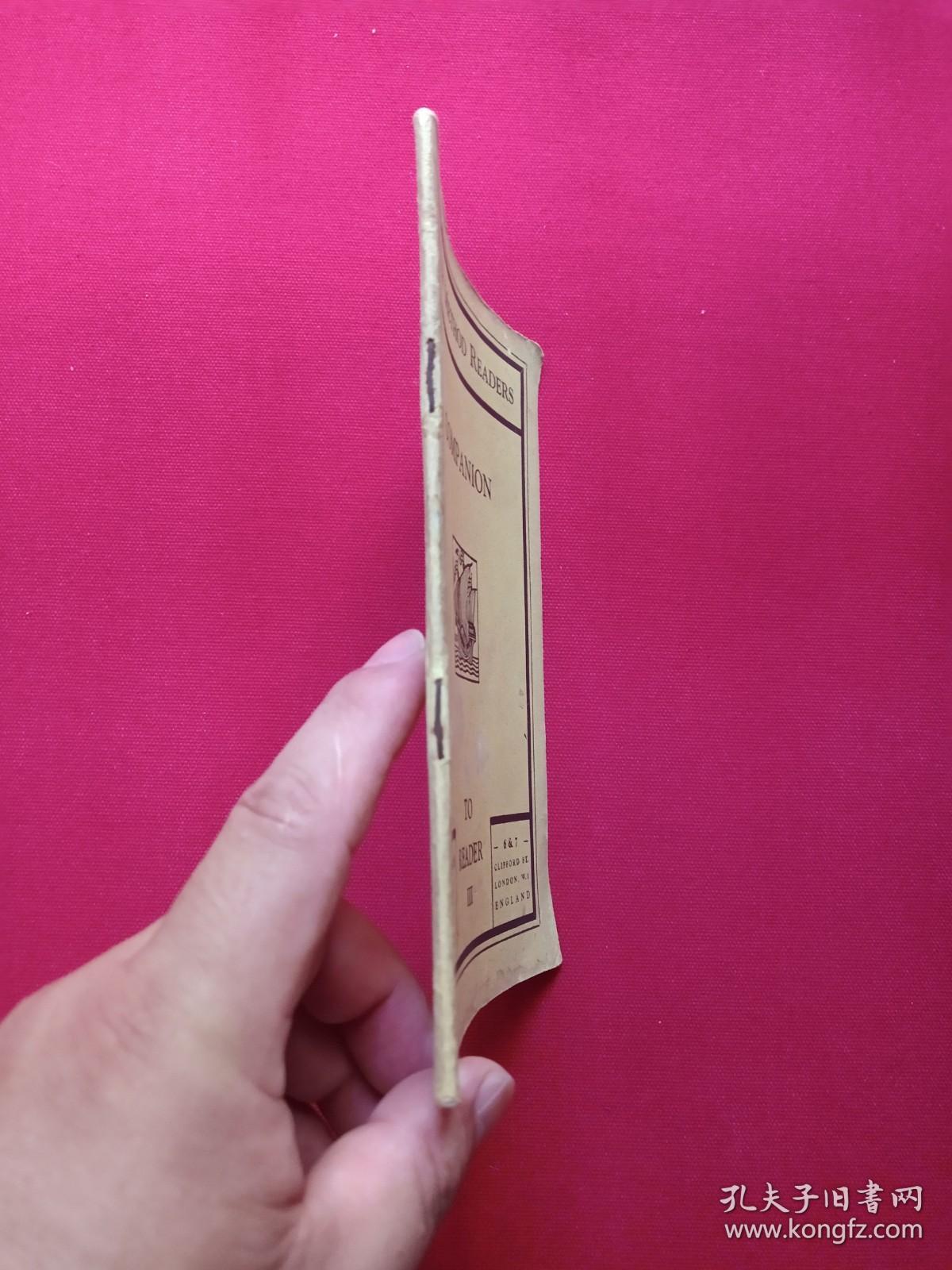 原版英文《NEW METHOD READERS新方法阅读器： NEW METHOD READERS COMPANION TO READER III读者伙伴三》1950年（by michael west, M.A., D,Phil,. 迈克尔 · 韦斯特，医学硕士，医学博士，菲尔著，new impression新印象，longmans, green and co.纽约朗曼斯，格林公司）