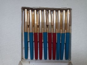 《WING SUNG“永生牌”美工笔》写字笔·书法笔1980年代（原永生金笔厂出品，型号：201）一盒10支合售