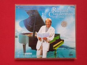 《理查德·克莱德曼：命运Richard Clayderman》2VCD钢琴演奏、音乐歌曲专辑、光碟、光盘、唱片、影碟、歌碟2碟片1盒装2003年（甘肃省音像出版社，福茂唱片）