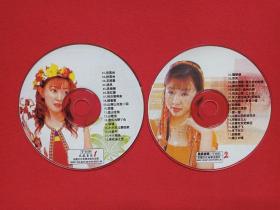 《卓依婷：民间小调》凤凰音乐VCD歌曲光碟、光盘、磁盘、专辑、影碟、歌碟2002年2碟片1盒装（安徽文化音像出版社出版）