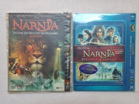 《纳尼亚传奇（The Chronicles of Narnia）、纳尼亚传奇2/ 纳尼亚传奇:凯斯宾王子(The Chronicles of Narnia: Prince Caspian)/魔幻王国：卡斯柏王子 / 纳尼亚传奇：贾思潘王子》动作片·科幻片·冒险片·奇幻片·家庭片·剧情片等DVD电影影视光碟、光盘、影碟1碟片1袋装2000年代一批2袋合售（内附：高精度海报剧照）